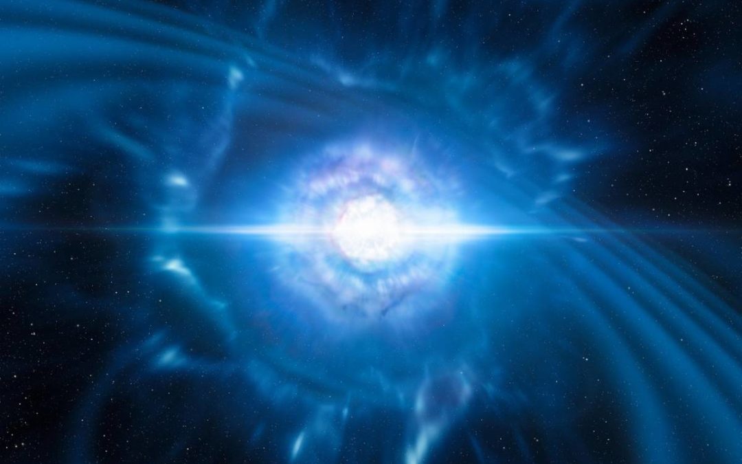 Crashing Neutron Stars Observed for the First Time