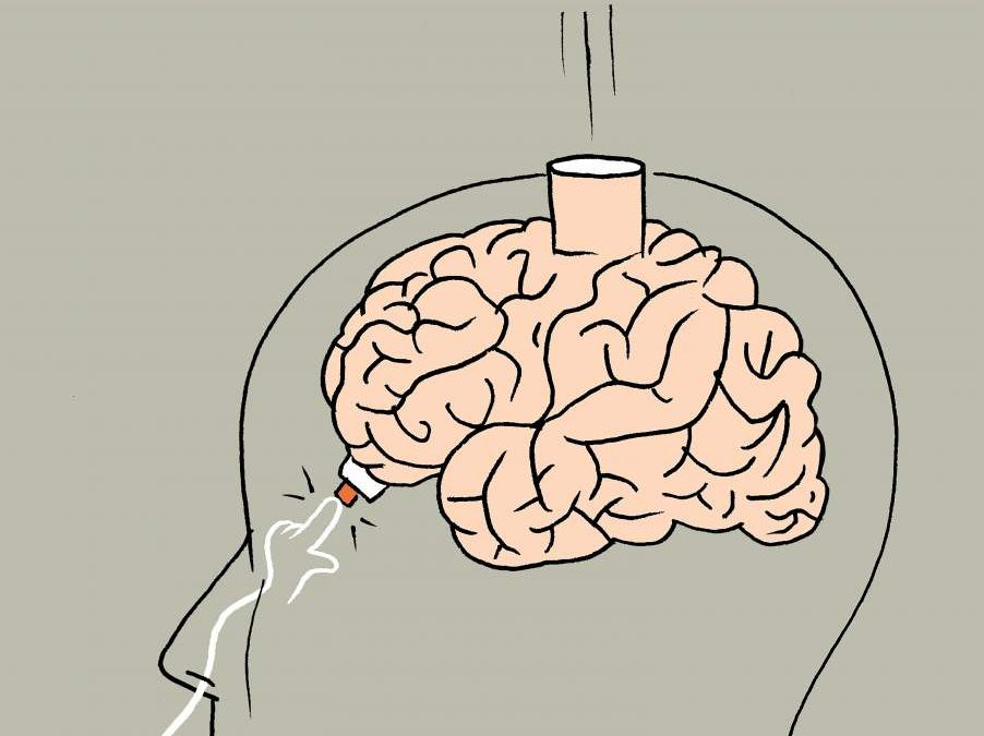 Breathe in before Answering: Cognitive Function Tied to Inhalation